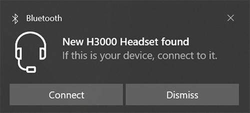 蓝牙检测到 H3000 屏幕截图