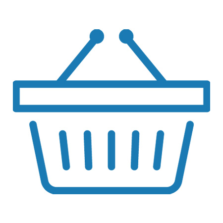 Icon of shopping basket